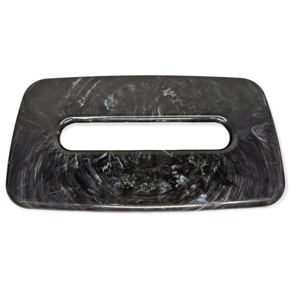 Vintage Faux Black Marble Tissue Box Cover - Picture 2 of 11